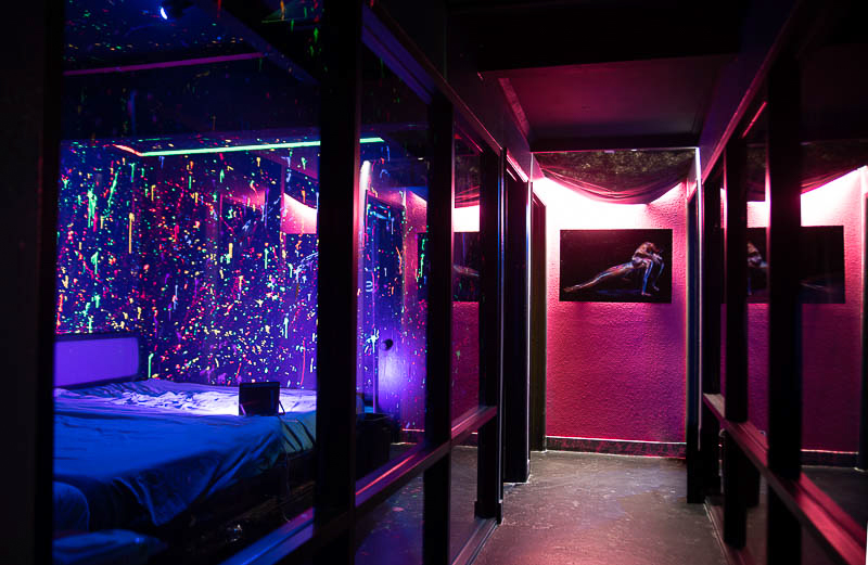 Hallway interior at House of Black, San Diego — photo 9